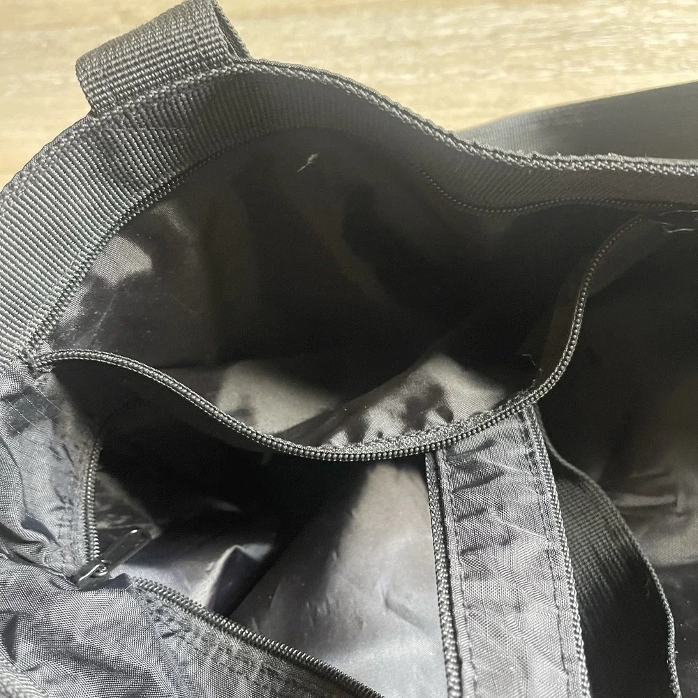 Wise Walker Nomadic City Walker Nylon Tote Messenger Bag Black 19